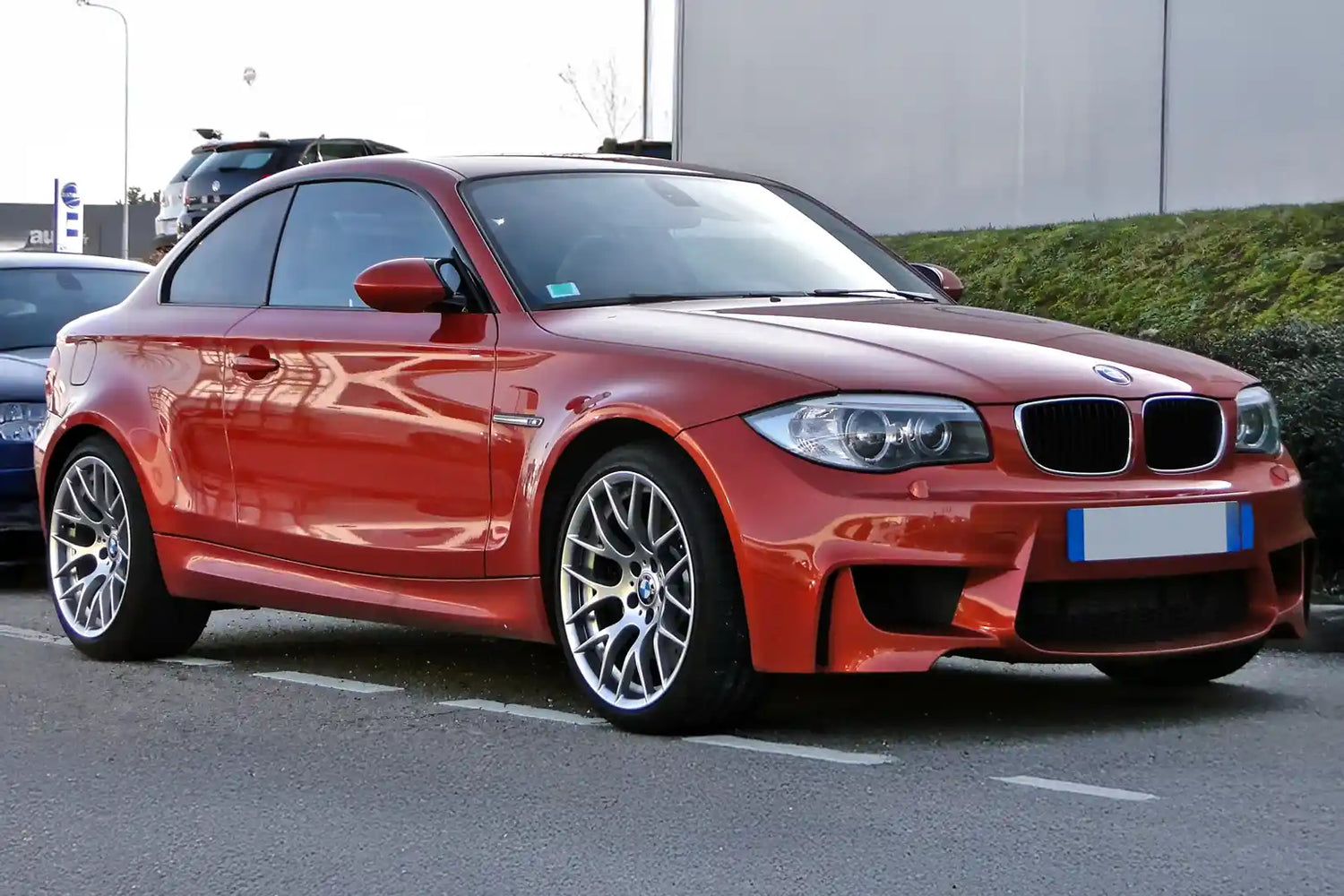 BMW E82 1 Series M Coupe in Valencia Orange Metallic